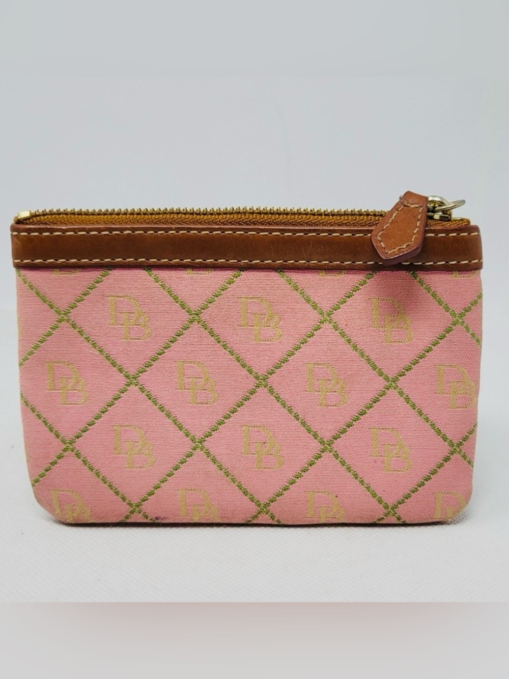 Dooney & Bourke Pink Logo Coin Purse